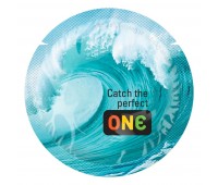 Презерватив ONE Color Sensations - Catch the perfect ONE (Aqua) 1 шт