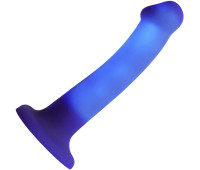 Светящийся дилдо Strap-On-Me Glow-LED Dildo Purple - M