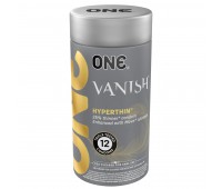 Презервативы ONE Vanish Hyperthin 12 шт, подарочная упаковка тюб