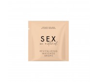 Пробник Bijoux Indiscrets Sachette Revitalizing Intimate Massage Drops- Sex Au Naturel (2 мл)