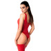 Боди Noir Handmade F352 Red powerwetlook body - XXL