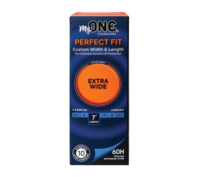 Презервативы MyONE Extra Wide 10 шт, картонная коробка