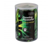 Набор презервативов ONE Glowing Pleasures 100 шт, мегапак тюб