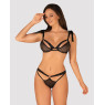 Obsessive Obsessivia 2-pcs set black S/M