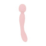 Вибромассажер Good Vibes Only - SIMI Double-Sided Wand Vibrator Soft Silicone - Pink
