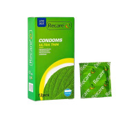 Презервативы Recare Ultra Thin Mint Condoms 12 шт, ультратонкие, аромат: мята Презервативы Recare Ultra Thin Mint Condoms 12 шт, ультратонкие, аромат: мята