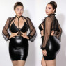 Платье JSY P61159 Black Plus Size