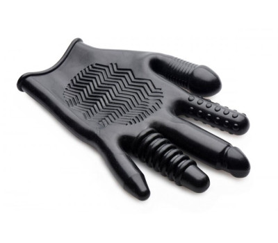 Перчатка с разными текстурами Master Series Pleasure Poker Textured Glove (мятая упаковка!!!)