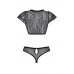 Комплект Passion LEAFA BIKINI black S/M - ECO Passion