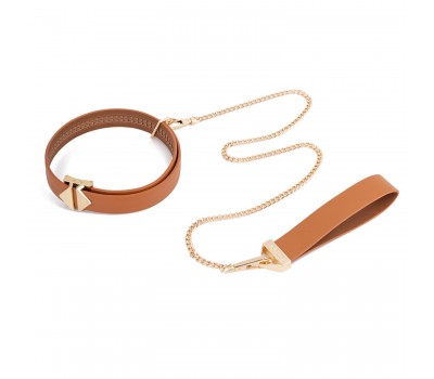 Поводок LOCKINK Tied Collar with Leash Set - Brown