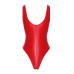 Боди Noir Handmade F352 Red powerwetlook body - XXL