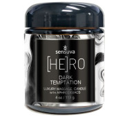 Массажная свеча Sensuva [HE]RO Dark Temptation Massage Oil Candle 113г