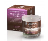 Массажная свеча DONA Kissable Massage Candle Chocolate Mousse (125 мл)