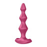 Анальный стимулятор-бусины с двумя моторами Satisfyer Lolli-Plug 1 (Berry)