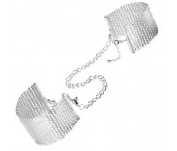 Наручники Bijoux Indiscrets Desir Metallique Handcuffs - Silver, металлические, стильные браслеты