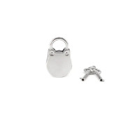 Замочек Liebe Seele Frog Shape Padlock Silver (2 шт)