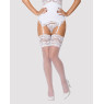 Obsessive 810-STO-2 stockings white L/XL