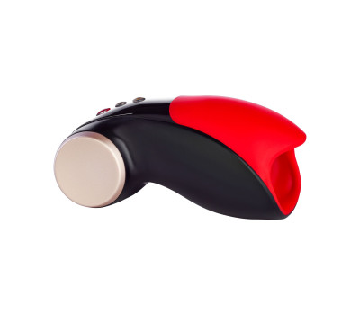 Мастурбатор для головки пениса Fun Factory COBRA LIBRE II black/red, 2 мотора, игра без рук