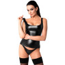 Топ Noir Handmade F346 Powerwetlook top - L