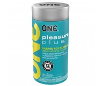 Презервативы ONE Pleasure Plus 12 шт, подарочная упаковка тюб