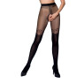 Колготки с открытым доступом, двойная плотность Passion TIOPEN 012 5 (20/40 den), black (мятая упаковка!!!)