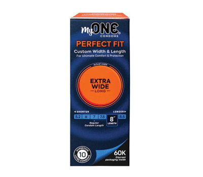 Презервативы MyONE Extra Wide & Long10 шт, картонная коробка