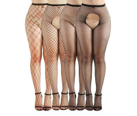 Комплект колготок JSY WW7040-open Black One Size (4 шт)