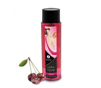 Гель для душа Shunga Shower Gel - Frosted Cherry (370 мл) с растительными маслами и витамином Е