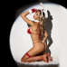 Новогодний эротический костюм зайки JSY 8001 Red One Size