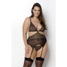 AMBERLY CORSET black 6XL/7XL - Passion