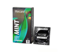 Презервативы Holographic Recare Ultra Thin Mint Condoms 12 шт, ультратонкие, аромат: мята Презервативы Holographic Recare Ultra Thin Mint Condoms 12 шт, ультратонкие, аромат: мята