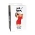 Сексуальное лакированное платье на шнуровке Art of Sex - Ginger черное L-2XL