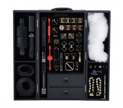 БДСМ-набор LOCKINK All-in-1 BDSM Play Kit - Crocodile Leather