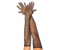 Длинные перчатки Leg Avenue Rhinestone opera length gloves