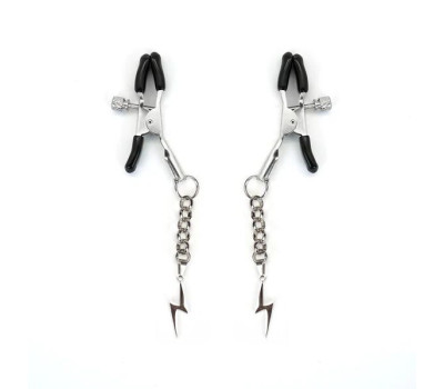 Зажимы для сосков Liebe Seele Lightning Nipple Clamps Silver