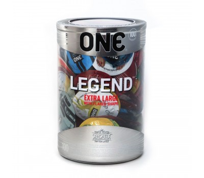 Набор презервативов ONE Legend Extra Large 100 шт, мегапак тюб