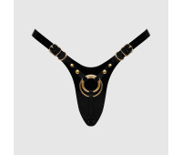 Трусики для страпона Strap-On-Me Leatherette Harness Fabulous - One Size - Black Glossy Трусики для страпона Strap-On-Me Leatherette Harness Fabulous - One Size - Black Glossy