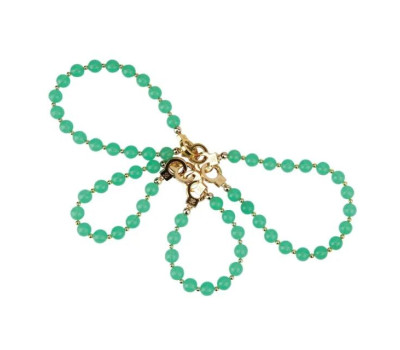 Нефритовые наручники и поножи LOCKINK Jade Handcuffs & Anklecuffs